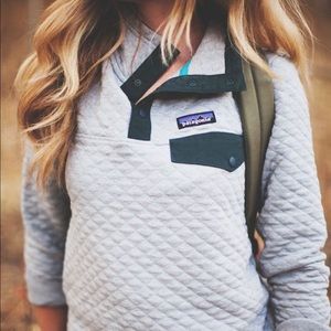 Patagonia quilted snap tee
